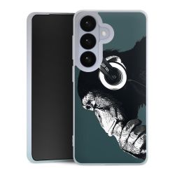 Silikonskal genomskinlig