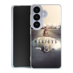 Silikonskal genomskinlig