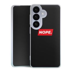 Silikonskal genomskinlig