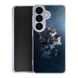 Silikonskal genomskinlig