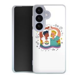 Silikonskal genomskinlig