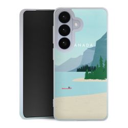 Silikonskal genomskinlig