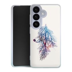 Silikonskal genomskinlig