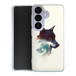 Silikonskal genomskinlig