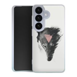 Silikonskal genomskinlig