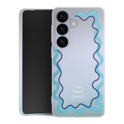 Silikonskal genomskinlig