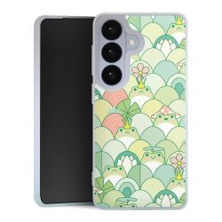 Silikonskal genomskinlig