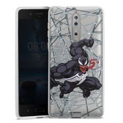 Silikonskal genomskinlig