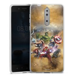 Silikonskal genomskinlig