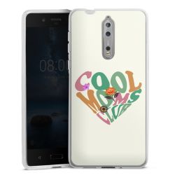 Silikonskal genomskinlig