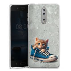 Silikonskal genomskinlig