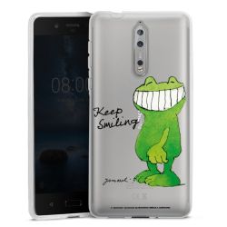 Silikonskal genomskinlig