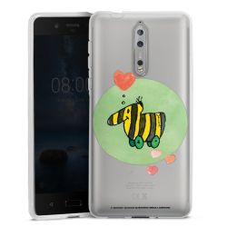 Silikonskal genomskinlig