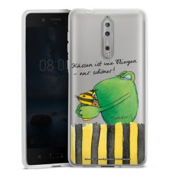 Silikonskal genomskinlig