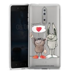 Silikonskal genomskinlig