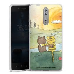 Silikonskal genomskinlig