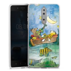 Silikonskal genomskinlig