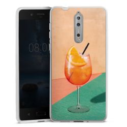 Silikonskal genomskinlig