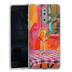 Silikonskal genomskinlig