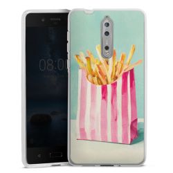 Silikonskal genomskinlig