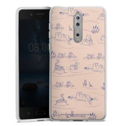 Silikonskal genomskinlig