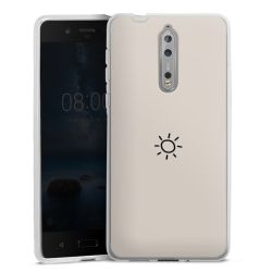 Silikonskal genomskinlig