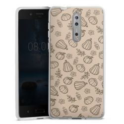 Silikonskal genomskinlig