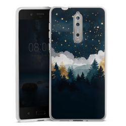 Silikonskal genomskinlig