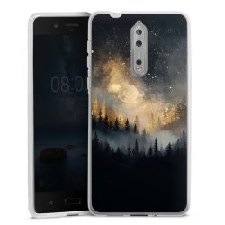 Silikonskal genomskinlig