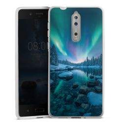 Silikonskal genomskinlig