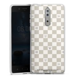 Silikonskal genomskinlig