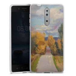 Silikonskal genomskinlig