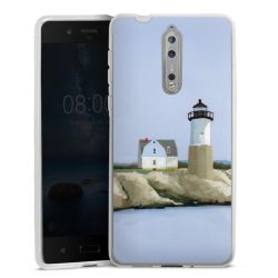 Silikonskal genomskinlig