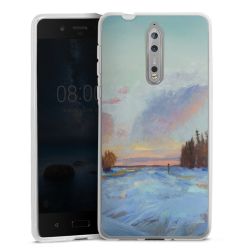 Silikonskal genomskinlig