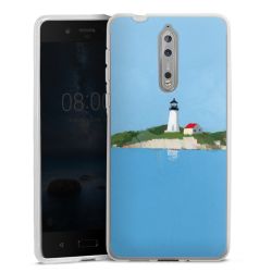 Silikonskal genomskinlig