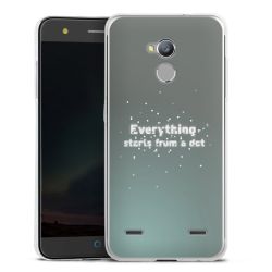 Silikonskal genomskinlig