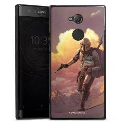 Der Mandalorianer und Grogu Sonnenguntergang Wolken