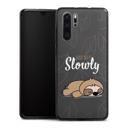 Just Do It Slowly Sloth Grey