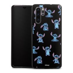 Stitch Faces Pattern Transparent