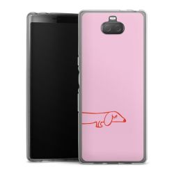 Silikonskal genomskinlig