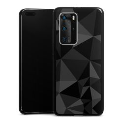 Veelhoekpatroon Zwart