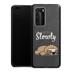 Just Do It Slowly Sloth Grey