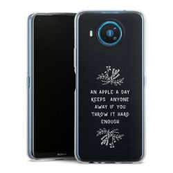 Silikonskal genomskinlig