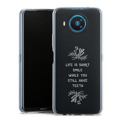 Silikonskal genomskinlig