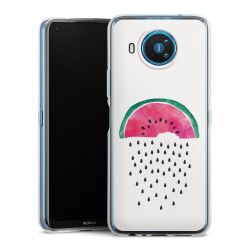 Silikonskal genomskinlig