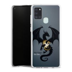 Silikonskal genomskinlig