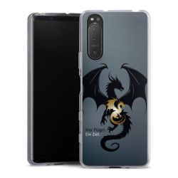 Silikonskal genomskinlig