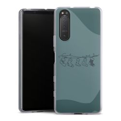 Silikonskal genomskinlig