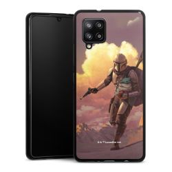 Der Mandalorianer und Grogu Sonnenguntergang Wolken