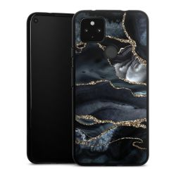 Donker marmer goud Glitterlook